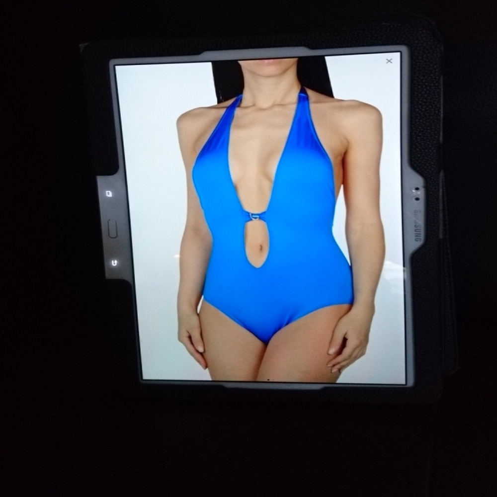 Byblos beachwear one piece swimsuit sz 8 2